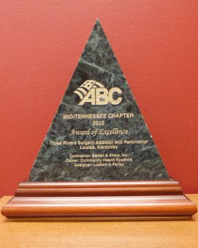 2010 ABC Award of Excellence Three Rivers